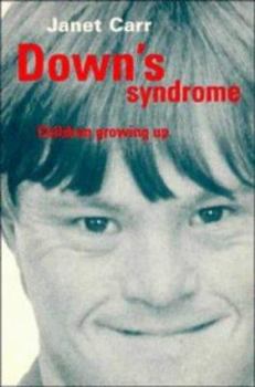 Paperback Down's Syndrome: Children Growing Up Book