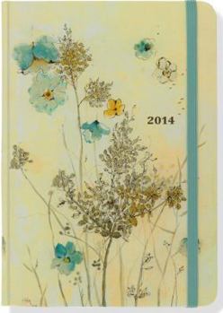 Calendar 2014 Watercolor Flowers 16-Month Weekly Planner (Compact Engagement Calendar, Diary) Book