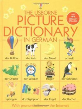 Hardcover Usborne Picture Dictionary in German Book