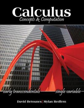 Paperback Calculus: Concepts AND Computation Book