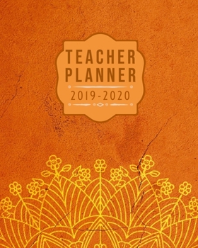 Paperback 2019-2020 Teacher Planner: 11 Months Teacher Planner, 8x10 inch Book
