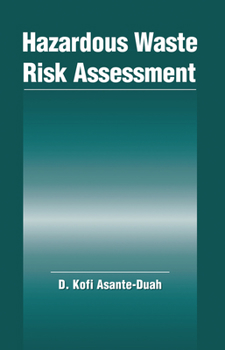 Paperback Hazardous Waste Risk Assessment Book