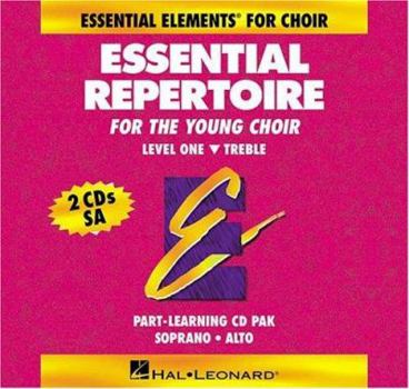 Paperback Essential Repertoire for the Young Choir, Level One, Treble: Part-Learning CD Pak, Soprano/Alto Book