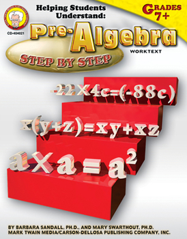 Paperback Helping Students Understand Pre-Algebra, Grades 7 - 12 Book