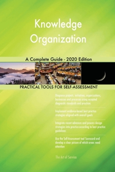 Paperback Knowledge Organization A Complete Guide - 2020 Edition Book