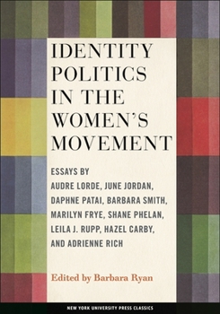 Paperback Identity Politics in the Women's Movement Book