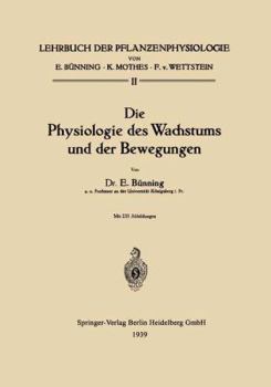 Paperback Die Physiologie Des Wachstums Und Der Bewegungen [German] Book