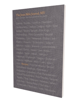 Paperback The Jesus Bible Journal, Romans, Niv, Paperback, Comfort Print Book