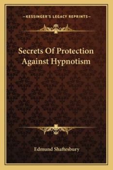 Paperback Secrets of Protection Against Hypnotism Book