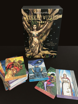 Hardcover Steele Wizard Tarot: The Language of the Soul Book