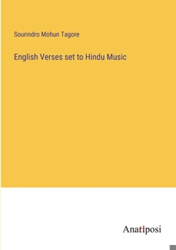 Paperback English Verses set to Hindu Music Book