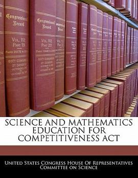 Paperback Science and Mathematics Education for Competitiveness ACT Book