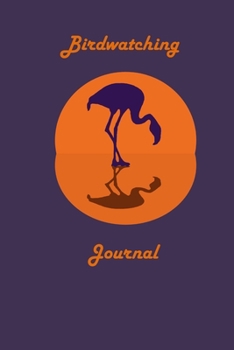 Birdwatching Journal: Flamingo Sunset