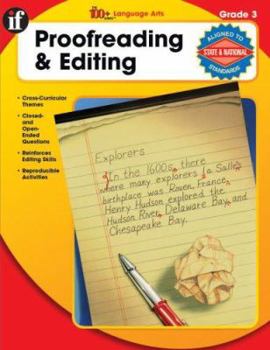 Paperback 100+ Series Proofreading & Editing, Grade 3 (The 100+ Series™) Book