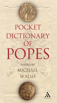 Paperback Pocket Dictionary of Popes Book