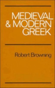 Paperback Medieval and Modern Greek Book