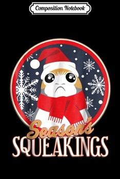 Composition Notebook: Star Wars Porg Seasons Squeakings Santa Christmas Journal/Notebook Blank Lined Ruled 6x9 100 Pages