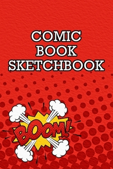 Paperback Comic Book Sketchbook: Blank Cells to Draw and Write Your Own Cartoons for Kids Book