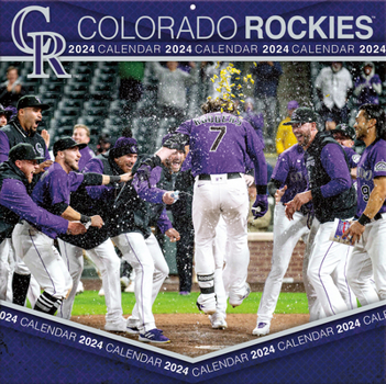 Calendar Colorado Rockies 2024 12x12 Team Wall Calendar Book
