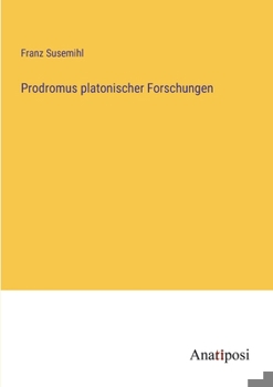 Paperback Prodromus platonischer Forschungen [German] Book
