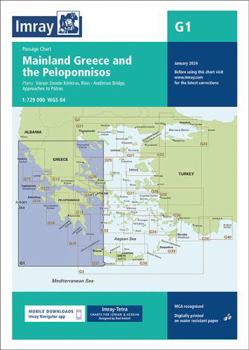 Map Imray G1 Mainland Greece and the Peloponnisos. Book