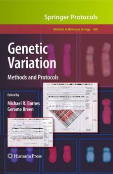 Hardcover Genetic Variation: Methods and Protocols Book