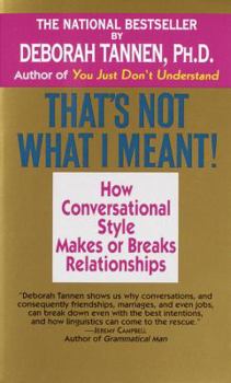 Mass Market Paperback That's Not What I Meant! Book