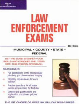 Paperback Master the Law Enforcement Exams, 4/e Book