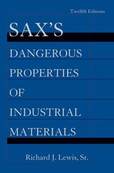 Hardcover Sax's Dangerous Properties of Industrial Materials, 5 Volume Set Book