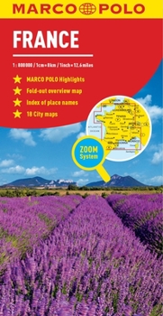 Map France Marco Polo Map Book