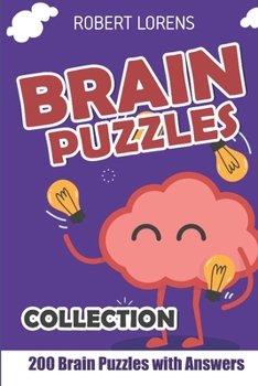Paperback Brain Puzzles Collection: Cross Sums Puzzles - 200 Brain Puzzles with Answers Book