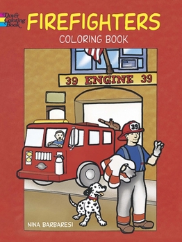 Paperback Firefighters Coloring Book