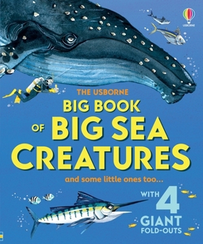 Hardcover Big Book of Big Sea Creatures Book