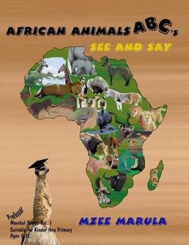 Paperback African Animals ABC's See and Say Book