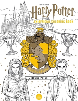 Paperback Harry Potter: Hufflepuff House Pride: The Official Coloring Book: (Gifts Books for Harry Potter Fans, Adult Coloring Books) Book