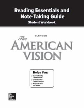 Paperback The American Vision, Reading Essentials and Note-Taking Guide Workbook Book