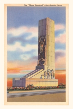 Paperback Vintage Journal Alamo Cenotaph, San Antonio Book