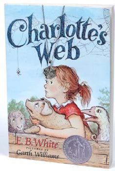 Paperback Charlotte's Web Book and Charm Book