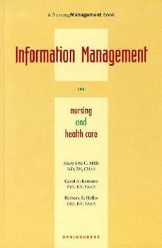 Hardcover Information Management in Nursing and Health Care Book