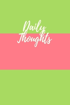 Daily Thoughts : Blank Lined Alpha Kappa Alpha Journal for Daily Journaling and Notes