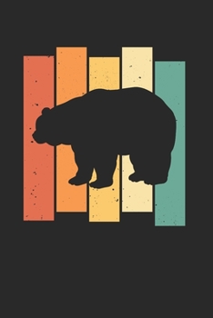 Bär Notizbuch: Bär Notizbuch für Liebhaber / Notizheft / Notizblock A5 (6x9in) Dotted Notebook / Punkteraster / 120 gepunktete Seiten (German Edition)