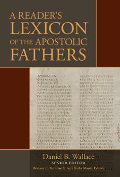 Hardcover A Reader's Lexicon of the Apostolic Fathers Book