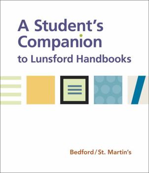 Paperback A Student's Companion to Lunsford Handbooks Book