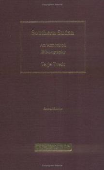 Hardcover Southern Sudan: Pt.1 V.2: An Annotated Bibliography Book