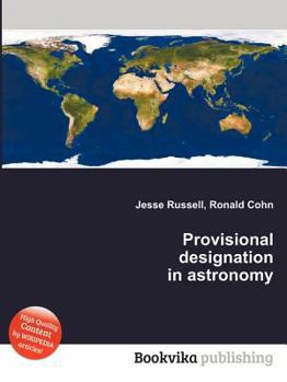 Paperback Provisional Designation in Astronomy Book