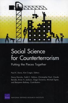 Paperback Social Science for Counterterrorism: Putting the Pieces Together Book