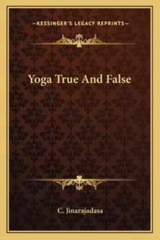 Paperback Yoga True And False Book
