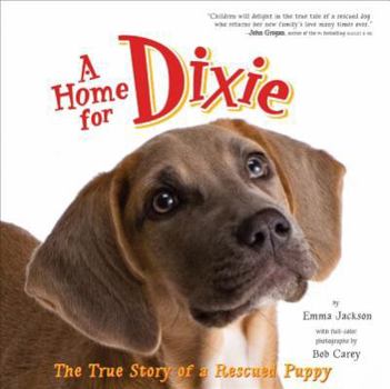 Hardcover A Home for Dixie: The True Story of a Rescued Puppy Book