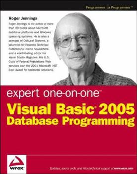 Paperback Expert One-On-One Visual Basic 2005 Database Programming Book