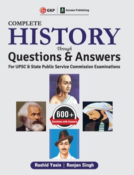 Paperback UPSC 2019 - Complete History through Questions & Answers Book